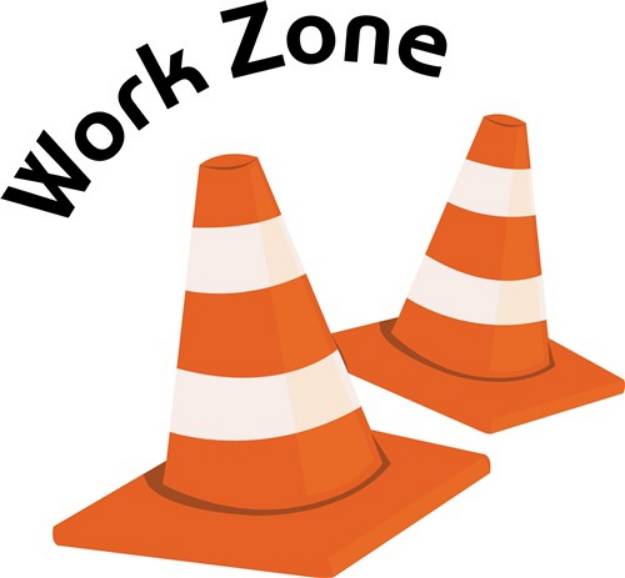 Picture of Work Zone SVG File