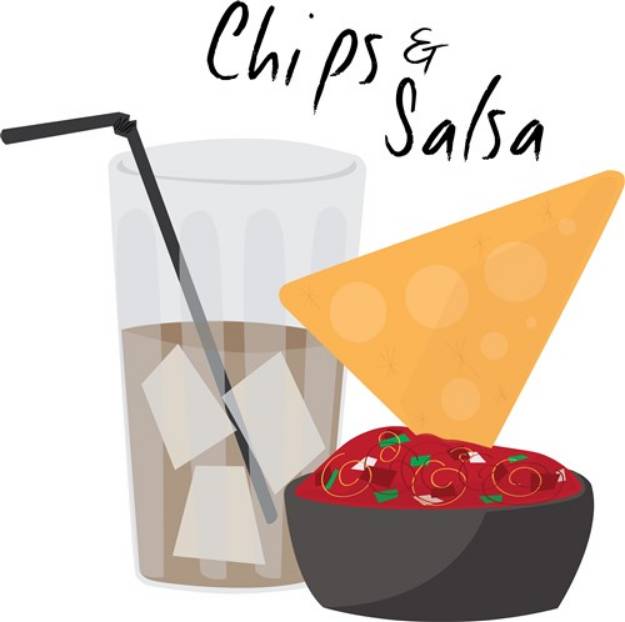 Picture of Chips & Salsa SVG File