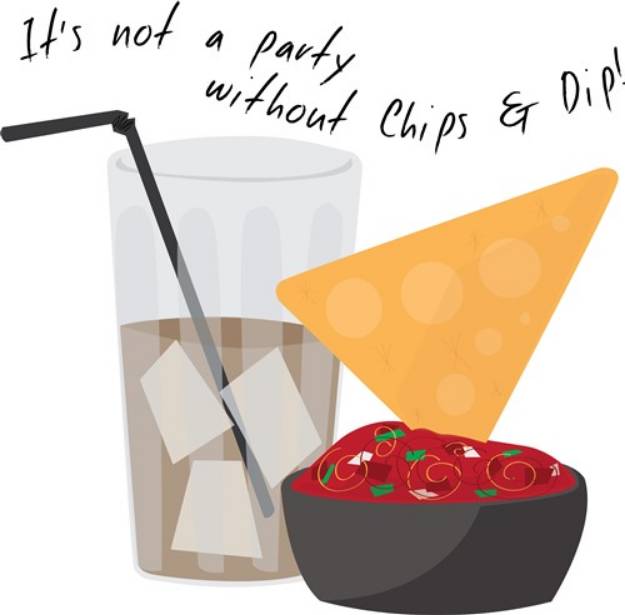 Picture of Party Chips SVG File