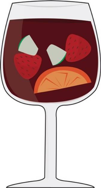 Picture of Sangria Wine SVG File