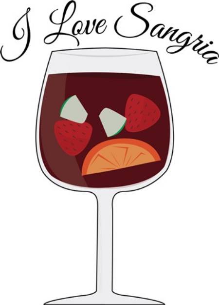 Picture of Love Sangria SVG File