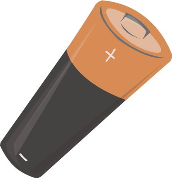 Picture of AA Battery SVG File