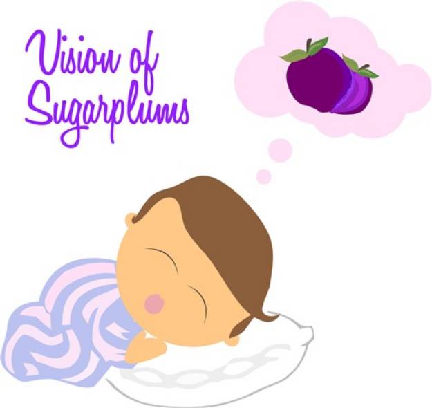 Picture of Vision of Sugarplums SVG File