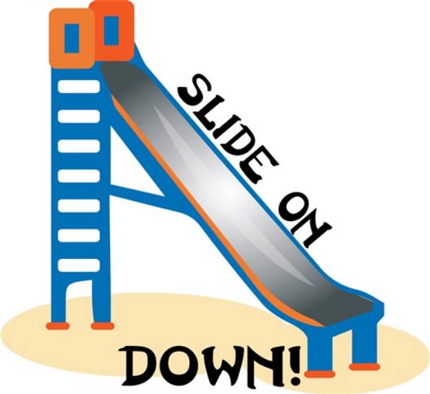 Picture of Slide on Down SVG File
