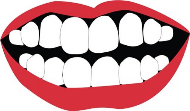 Picture of Person Mouth SVG File