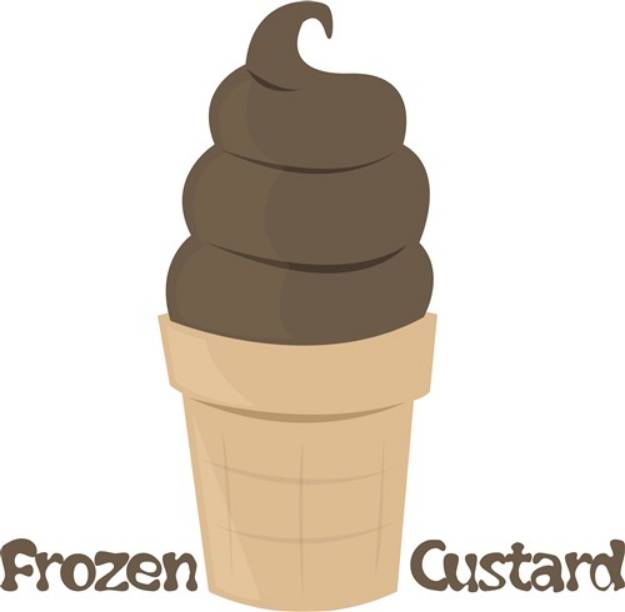 Picture of Frozen Custard SVG File