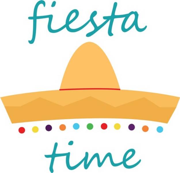 Picture of Fiesta Time Hat SVG File