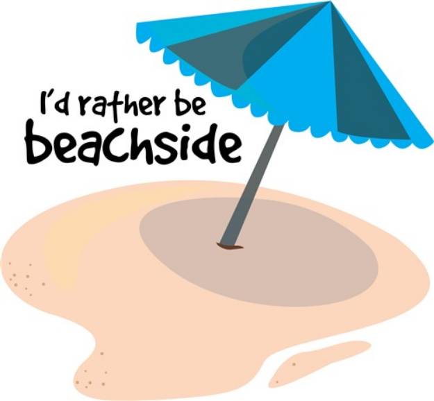 Picture of Rather be Beachside SVG File