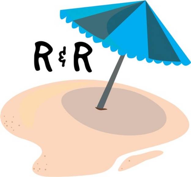 Picture of R&R Umbrella SVG File