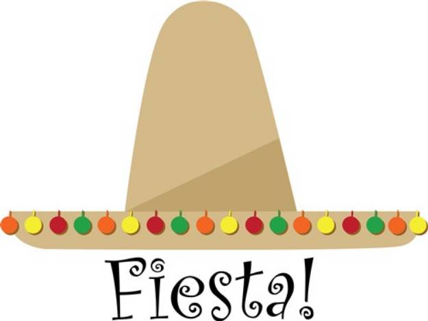 Picture of Fiesta Hat SVG File