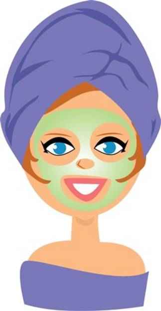Picture of Beauty Mask SVG File