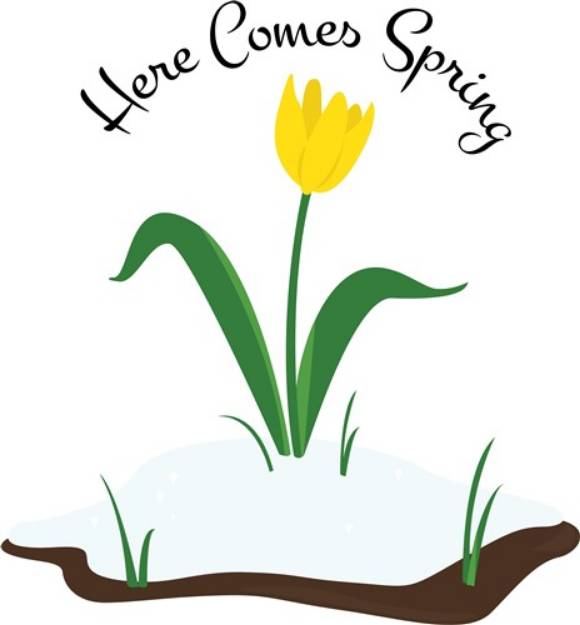 Picture of Here Comes Spring SVG File