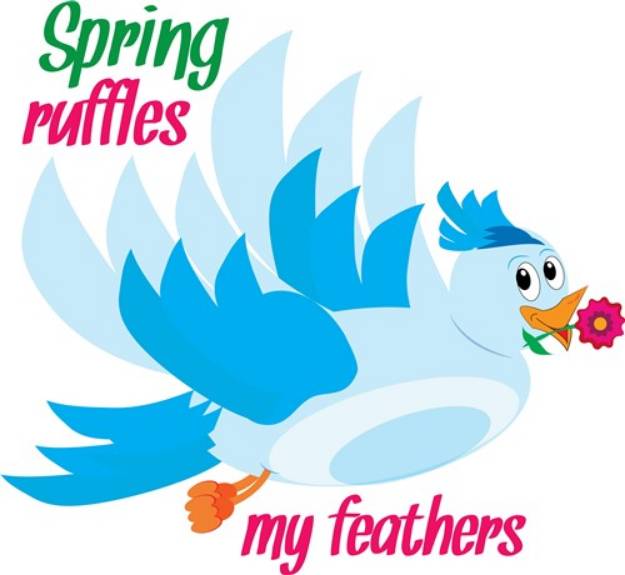 Picture of Spring Ruffles SVG File