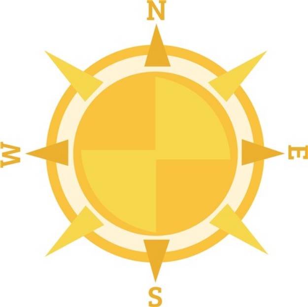 Picture of Direction Compass SVG File
