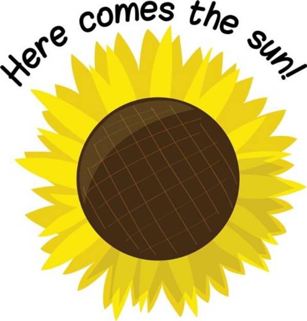 Picture of Here Comes the Sun SVG File