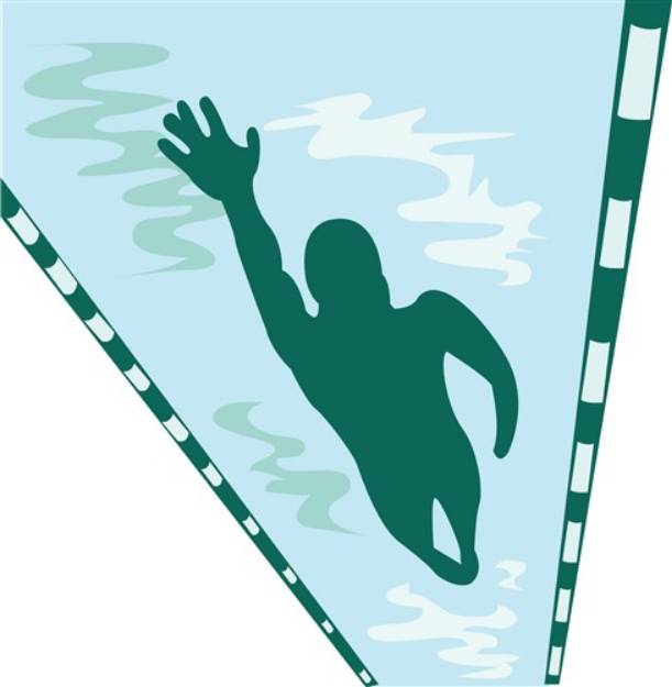 Picture of Lap Swimmer SVG File