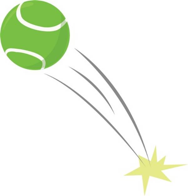 Picture of Tennis Ball SVG File