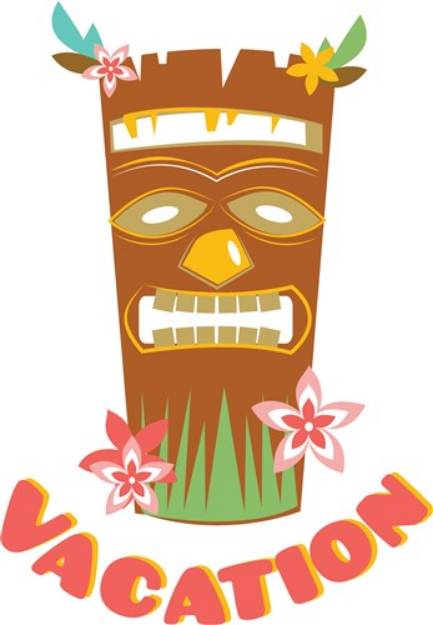 Picture of Vacation Tiki Lounge SVG File