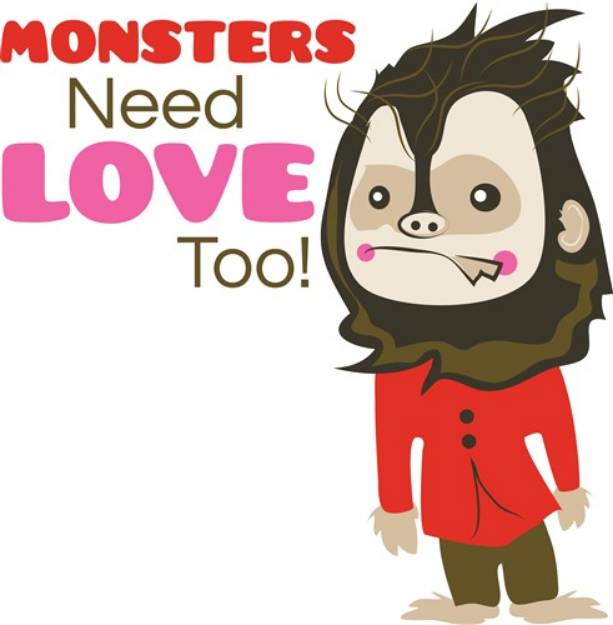 Picture of Monster Love SVG File