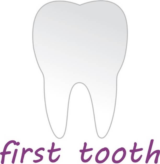 Picture of First Tooth SVG File