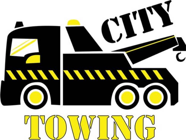 Picture of City Towing SVG File