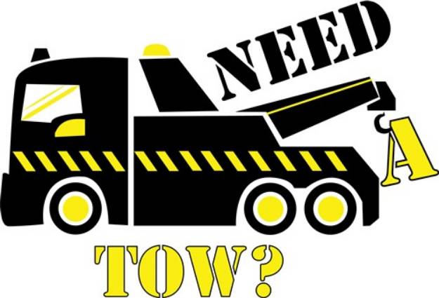 Picture of Need A Tow? SVG File