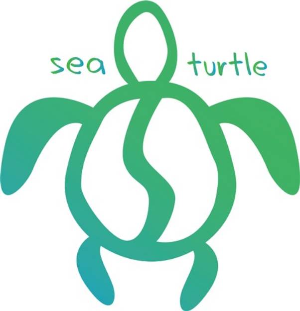 Picture of Sea Turtle SVG File