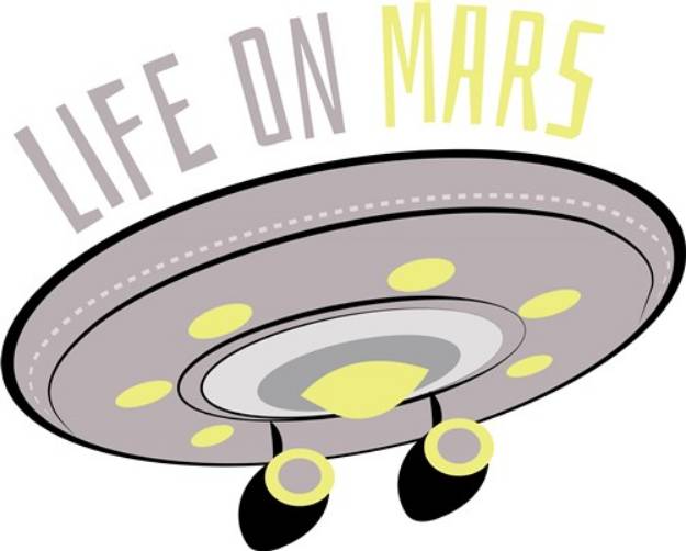 Picture of Life on Mars SVG File
