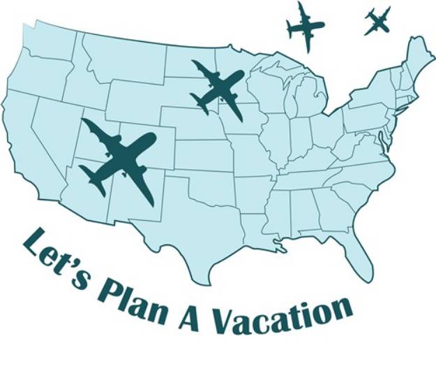 Picture of Plan Vacation SVG File