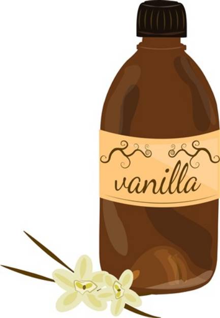 Picture of Vanilla Extract SVG File