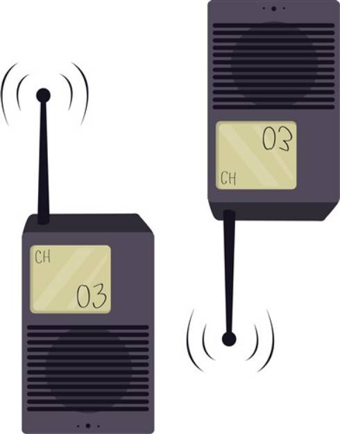 Picture of Walkie-Talkie SVG File