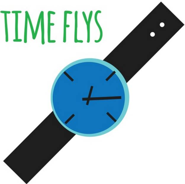 Picture of Time Flys SVG File