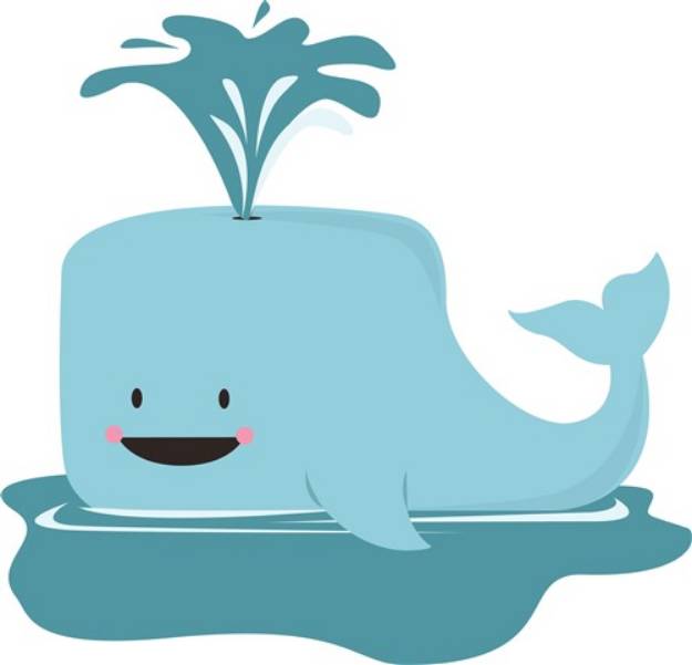 Picture of Ocean Whale SVG File
