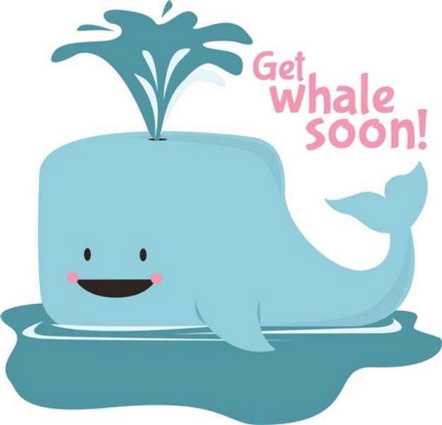 Picture of Get Whale Soon SVG File