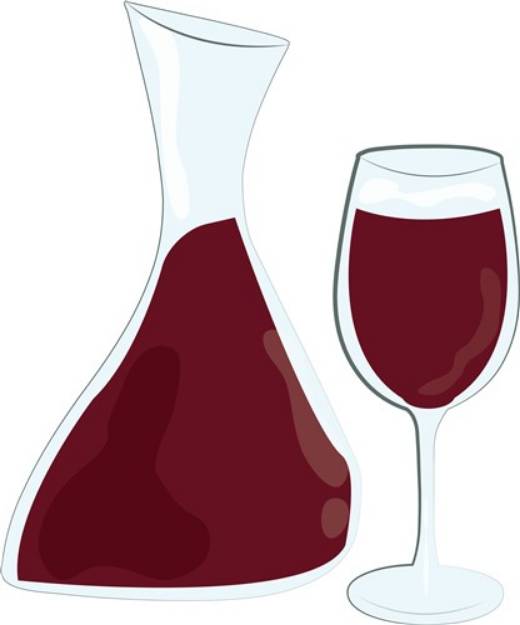 Picture of Wine Bottle SVG File
