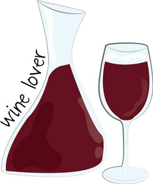Picture of Wine Lover SVG File