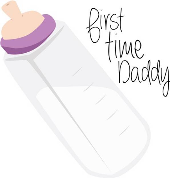 Picture of First Daddy SVG File