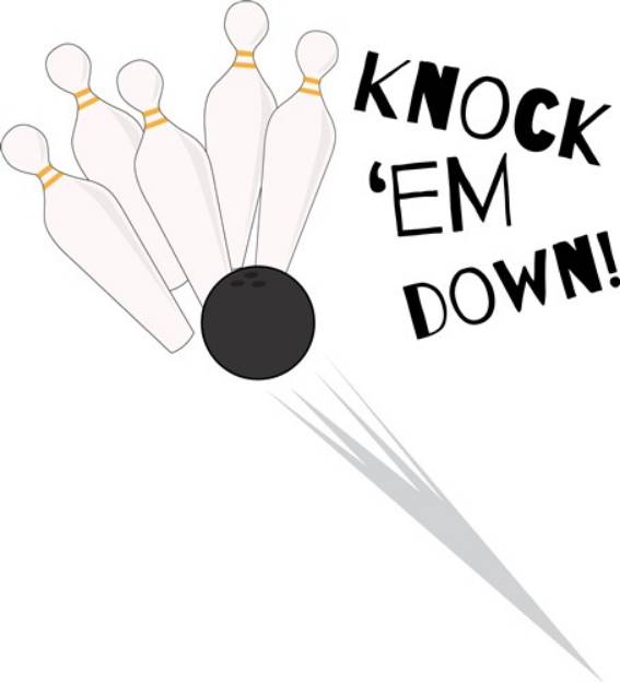 Picture of Knock em Down SVG File