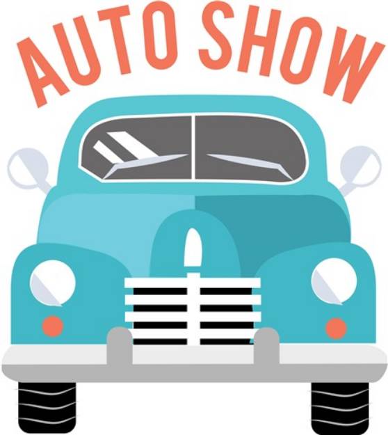 Picture of Auto Show SVG File