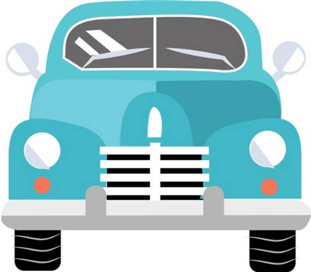 Picture of Classic Car SVG File