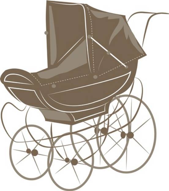 Picture of Baby Carriage SVG File