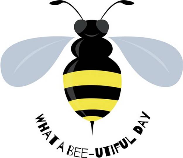 Picture of Bee-utiful Day SVG File