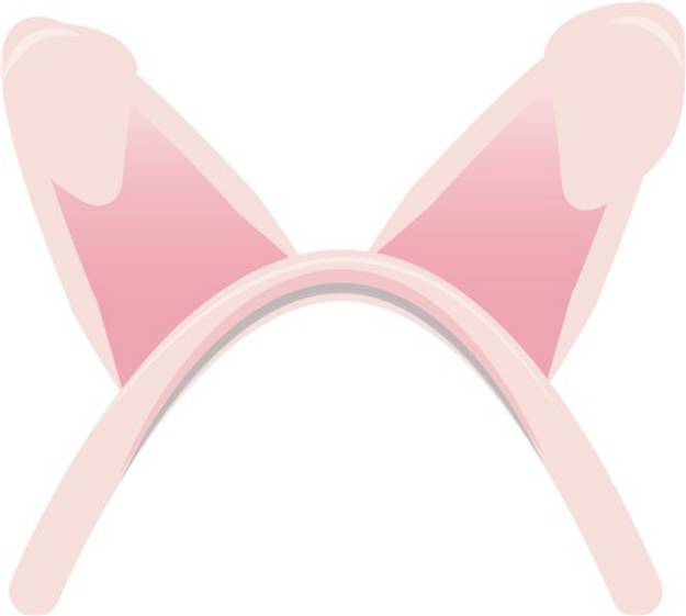 Picture of Bunny Ears SVG File