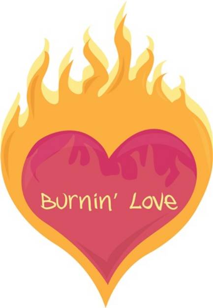 Picture of Burnin Love SVG File