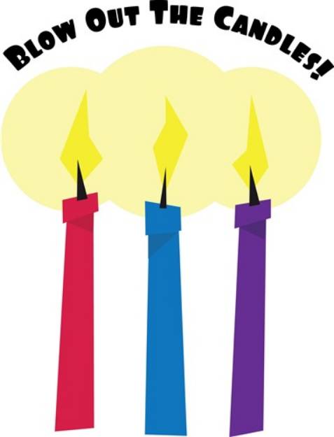 Picture of Blow Out the Candles SVG File