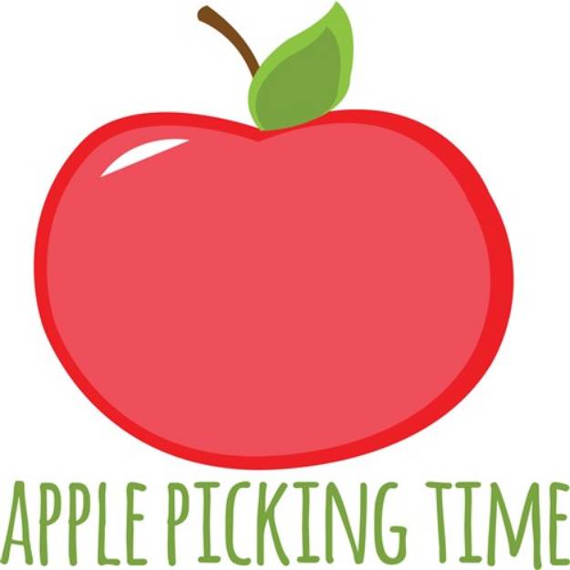 Picture of Apple Picking Time SVG File