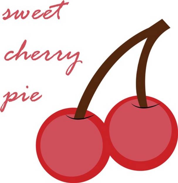 Picture of Sweet Cherry Pie SVG File