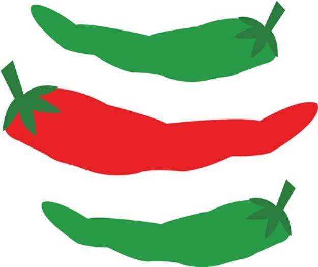 Picture of Spicy Peppers SVG File