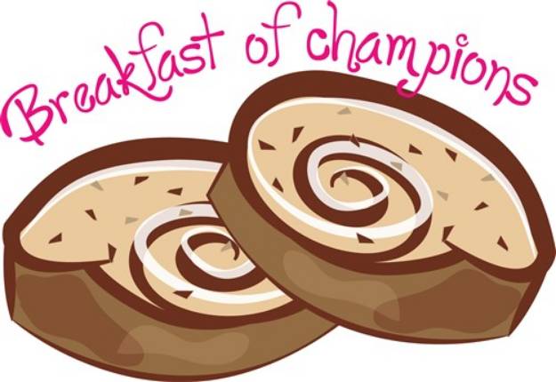 Picture of Breakfast of Champions SVG File
