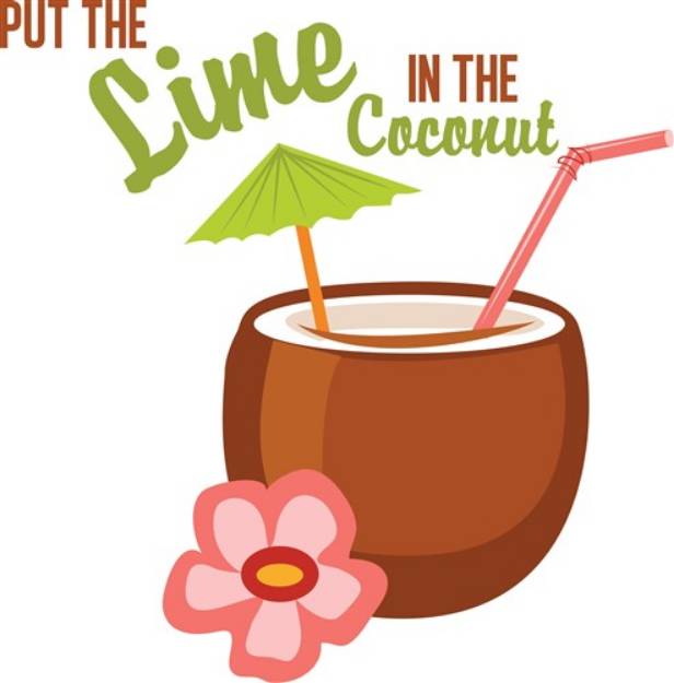 Picture of Lime Coconut SVG File